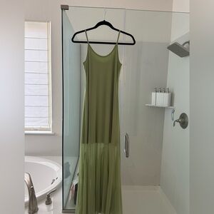 H&M Light Green Maxi Dress